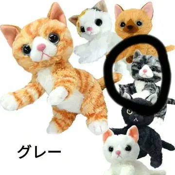 함께라서 좋아 고양이 봉제 인형 그레이 와타나베 아키오