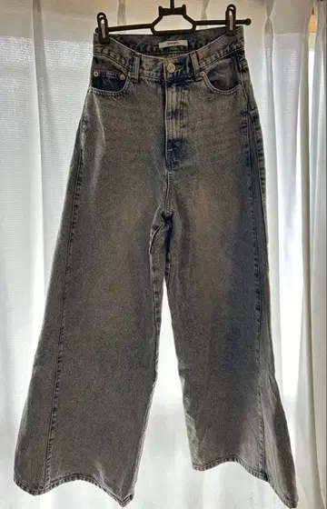 SNIDEL 와이드 데님 팬츠