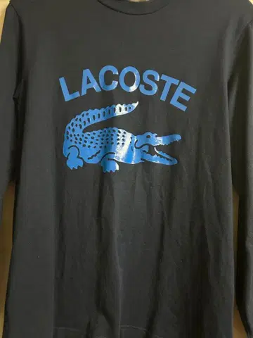 LACOSTE 긴팔 티셔츠 네이비 롱T