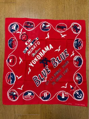 BLUE BLUE 빈티지 반다나