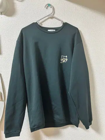 GLOBALWORK 다크 그린 맨투맨 트레이닝복