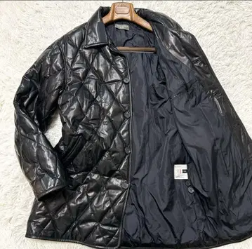 WIND ARMOR 소가죽 퀼팅 자켓 레어 사이즈