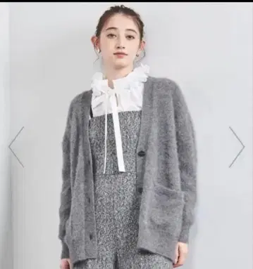 새상품급 유나이티드 애로우즈 폭스 캐시미어 니트 가디건