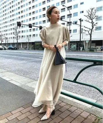 FLUFFY MACARON DRESS ameri vintage