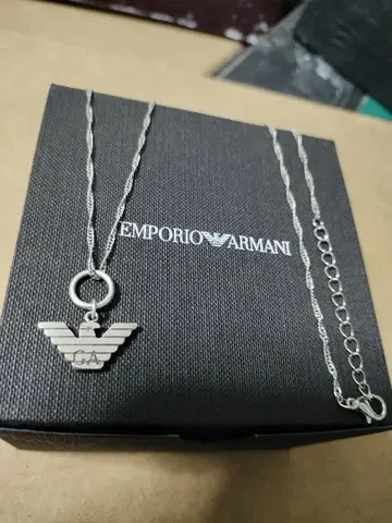 ARMANI 아르마니 실버 925 이글 목걸이 이탈리아제 고급스러움