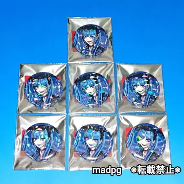 HUNDRED LINE 아메미야 타라미 락밴드ver. 캔뱃지 7개 세트