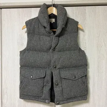 그린 레이블 릴랙싱 다운 베스트 S 그레이