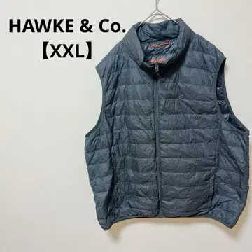 새상품급 HAWKE & Co. 다운 베스트 [XXL] 다크 그레이