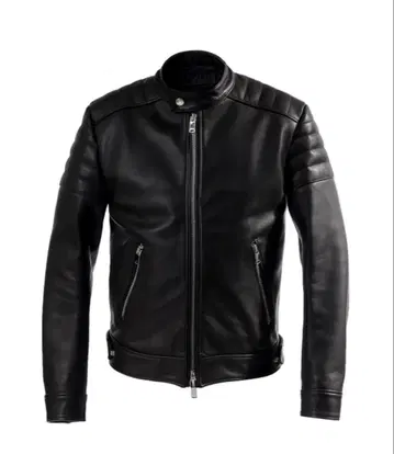 FIXER 피쿠사 02 블랙 가죽 라이더 자켓 사이즈 50