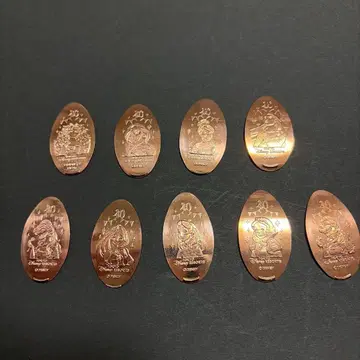 디즈니 40주년 기념 프린세스 수베니어 메달 세트