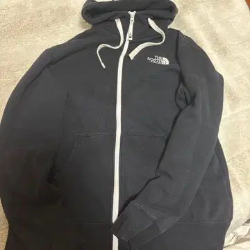 THE NORTH FACE 블랙 풀 집업 후드티 M