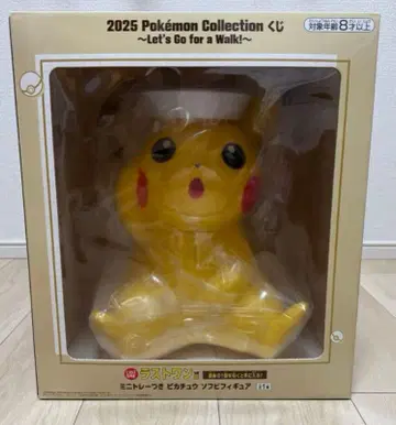 제일복권 포켓몬 라스트 원상 미니 트레이 포함 피카츄 소프트 비닐 피규어