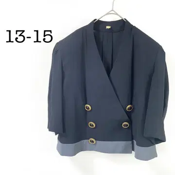 노카라 자켓 여성용 얇은 소재 여름 블랙 블랙 13호-15호