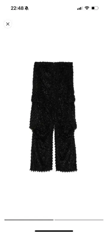 MASU fluffy 카고 팬츠