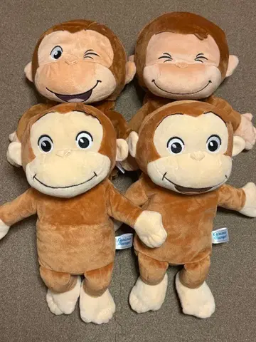 호기심 많은 조지 봉제 인형 퍼펫 세트