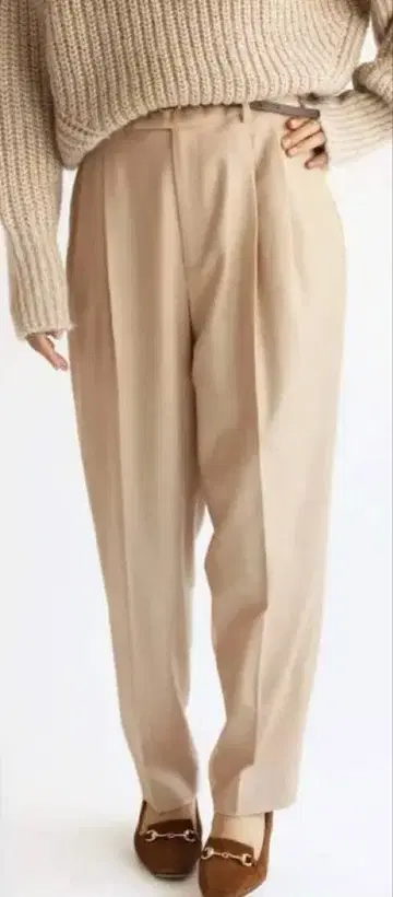 이에나 IENA 베이지 슬랙스 사이즈 40