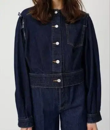 MOUSSY PUFF SLEEVE DENIM 자켓