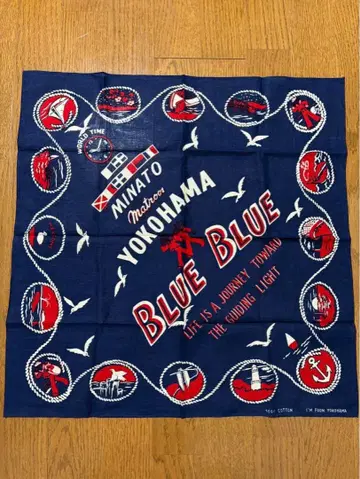BLUE BLUE 빈티지 반다나