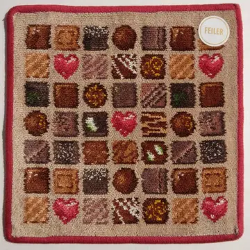 미사용 새상품 FEILER 페이러 손수건 코플레 드 쇼콜라 2