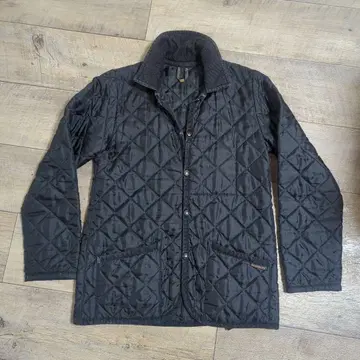 블랙 퀼팅 자켓