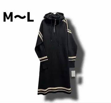 오프라인 매장 1번 인기! 후드 니트 블랙