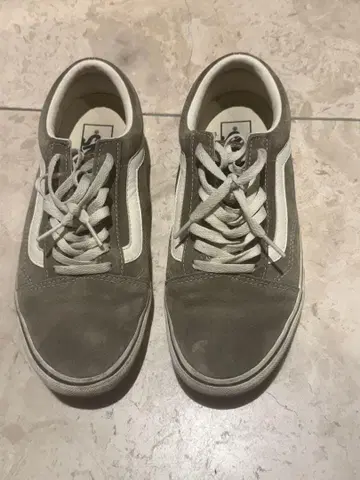 Vans 그레이 스웨이드 스니커즈