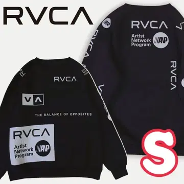 루카 RVCA 올 패턴 로고 본딩 맨투맨