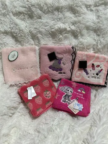 ANNA SUI, TOCCA 등 브랜드 손수건 5장 세트