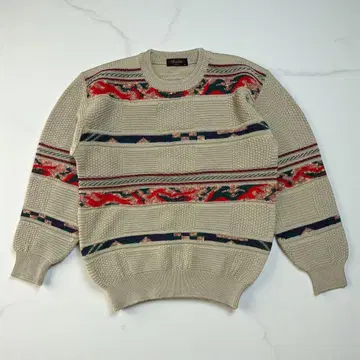 니트 스웨터 일본제 골프 스포츠 모 100% M