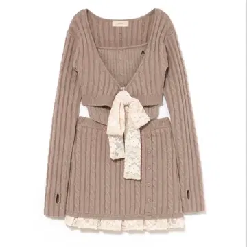 andmary Sasha lace set up beige