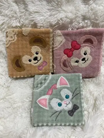 더피&프렌즈 미니 타월 3개 세트