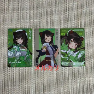 이누이 토코 산바카 6th Anniv. 랜덤 메탈 카드 니지산지