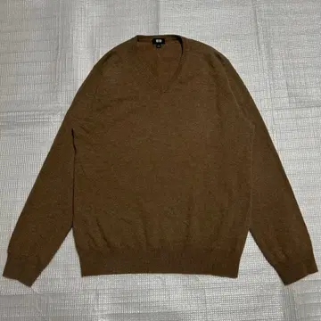 유니클로 캐시미어 100% 니트 스웨터 L 남성용