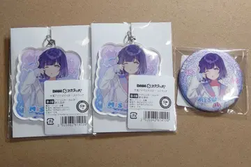 DMM 스크래치 학원 아이돌 마스터 하타야 미스즈 아크릴 키링 캔뱃지