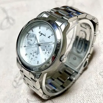 새상품 배터리 인기 멋진 에네스베 트리플 달력 여성용 손목시계 작동품