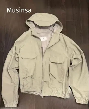 [미사용 새상품] Musinsa 윈드브레이커 그레이 M 사이즈
