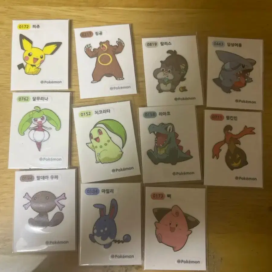 Pokemon stickers 11 sheets bulk sell