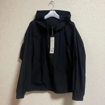 유니클로 U 후디드 블루종 M