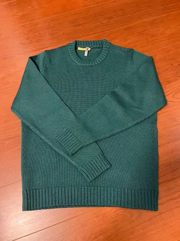 ZANONE 5 게이지 크루넥 니트 그린 44