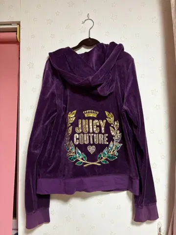 Juicy Couture 후드티 XL 퍼플