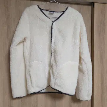 Champion 플리스 자켓 화이트