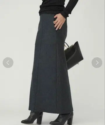 카오스 어라운드 울 스커트 36