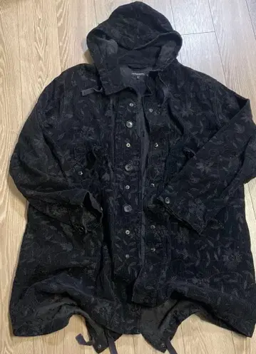 ENGINEERED GARMENTS 블랙 모즈 코트 L