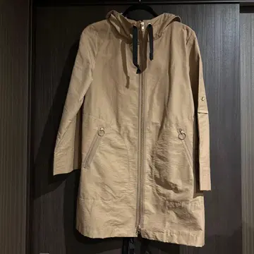 피스풀 베이 후드 부착 나일론 자켓 코트 프리