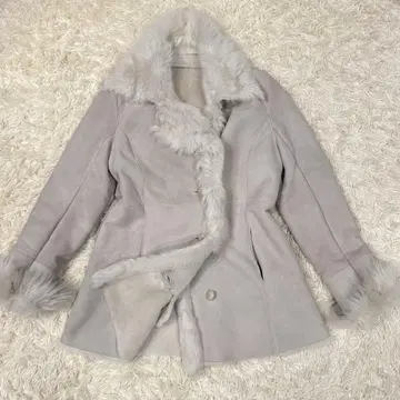 [레어] Style Note 무스탕 코트 리얼 가죽 양가죽 11호