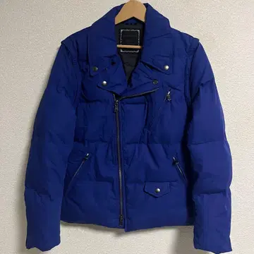 00s Y2K 커스텀컬처 2WAY 다운 라이더 자켓 3