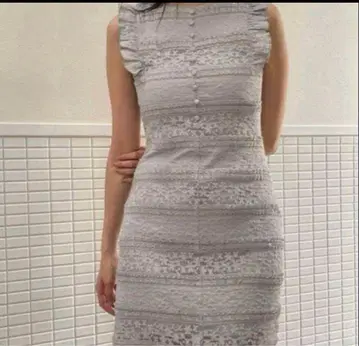 snidel 슬리브리스 미니 원피스