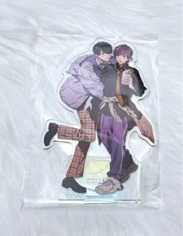 사랑하고 싶다면 나로는 안 돼? 아크릴 스탠드 옐로우 컬러 고양이