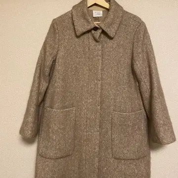 [ yuni ] 헤링본 롱 코트