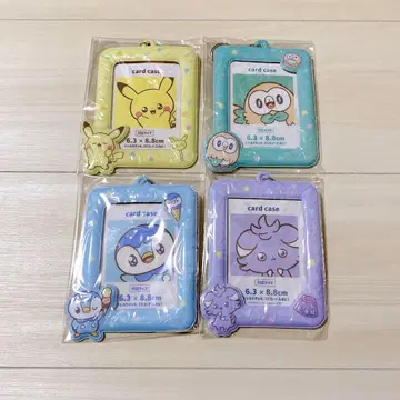 포켓몬 포켓피스 피카츄 모쿠로 팽도리 니아스퍼 카드 케이스